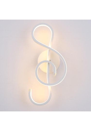 Suntek Pvc Duvar Lambası Başucu Aplik Işık Kapalı Koridor Beyaz Sıcak Işık