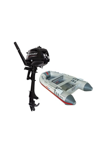 Marinport 330 Ahşap Tabanlı Şişme Bot + Mercury 3.5 Hp Deniz Motoru