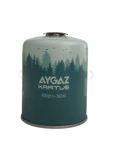 Aygaz 450 Gr Vidalı Gaz Kartuşu Ayg-450 Yeşil