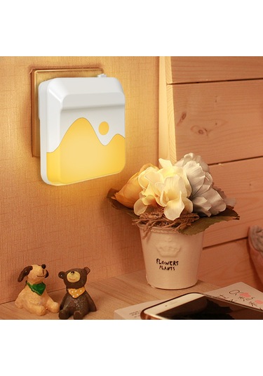 Symbee Otomatik Aydınlatma Led Gece Lambası, Işık Sensörlü, Sürekli Parlaklık Ayarlı, Ev Odaları İçin, 0.8w Enerji Tasarruflu, Avrupa Standartı, 30lm Islak Beyaz Işık Diğer
