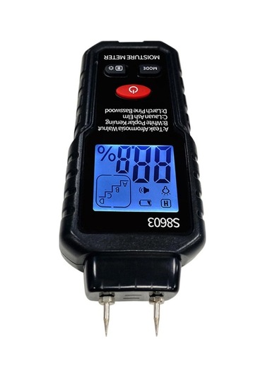 Trendooze Homyl Ahşap Nem Ölçer Higrometre 2 Pimli 4 Modlu Cihazı