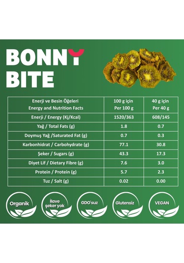 Organik Çıtır Kavun & Kurutulmuş Kivi İkili Paketi Diğer
