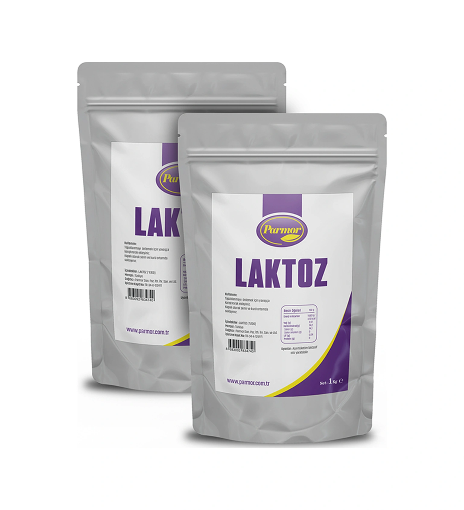Parmor Laktoz 1Kgx2 Menşei:Türkiye