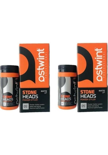 Ostwint Pudra Wax 20Ml Turuncu Saç Pudrası Stone Heads No:5 X 2 A