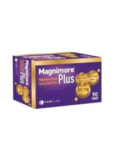 Magnimore Plus Magnezyum İçeren Takviye Edici Gıda 90 Tablet