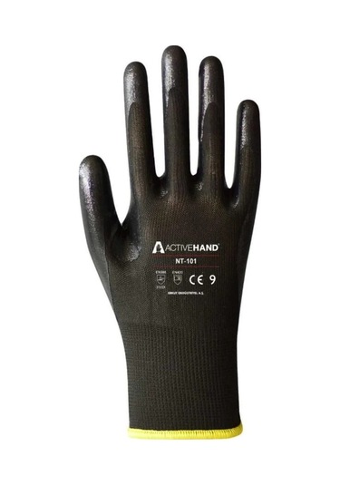 Activehand Nt-101 Nitril İş Eldiveni Siyah