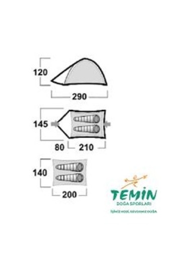 Husky Bızam Army 2 Kısılık Cadır Kamufilaj