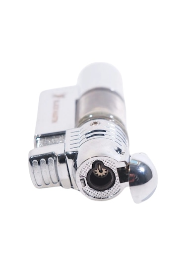 Black Martin Tek Torch Pürmüz Gümüş Puro Çakmağı - Tr9286