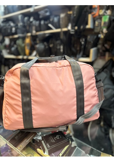 Bagslab Pembe Su Geçirmez Kumaş Seyahat Spor Çantası-1009 Pembe