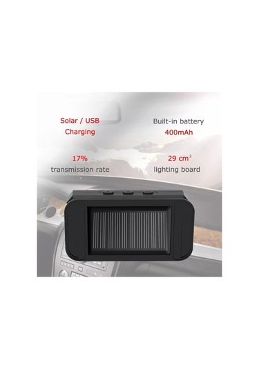 Sones Araba Yüksek Hassasiyetli Solar Şarj Lastik Basıncı İzleme Sistemi Tpms, Harici Ses Sensörü