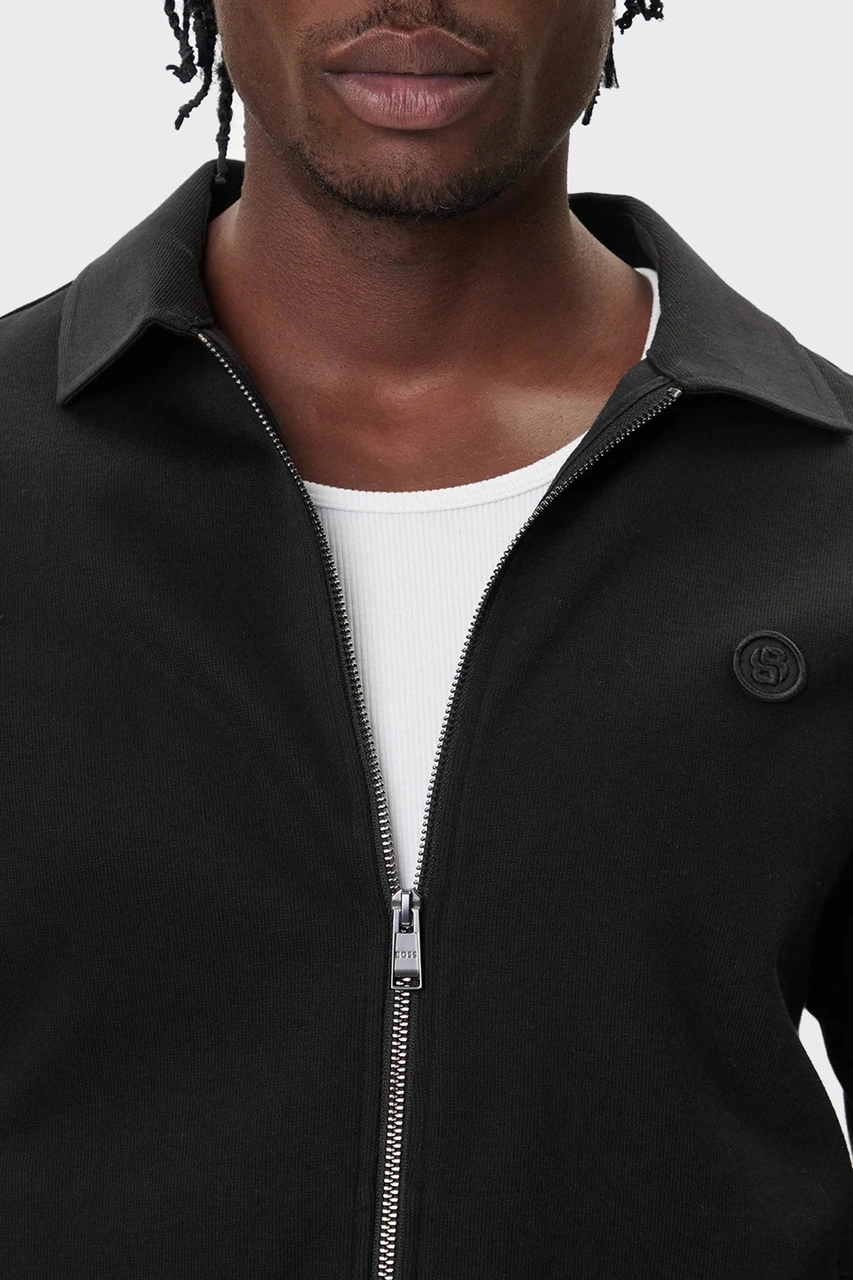 Boss Erkek Sweat 50556971 002 Siyah Siyah