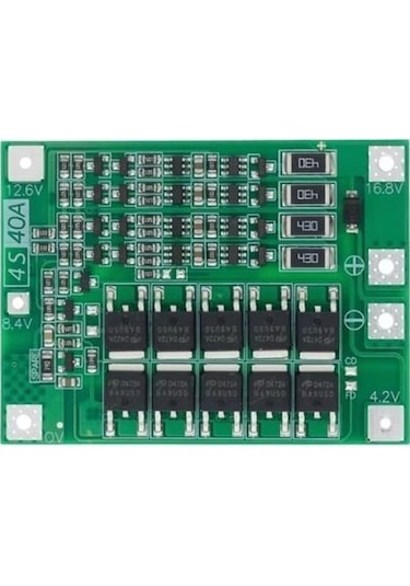 4s 40a Bms 18650 Lityum Pil Şarj Koruma Devresi