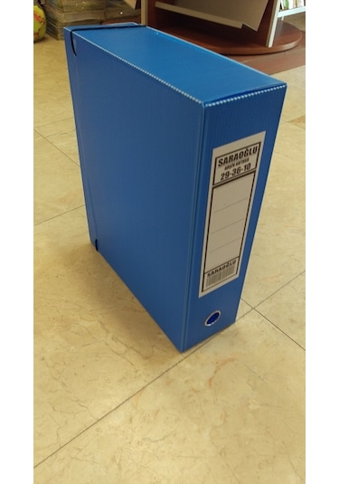 Saraoğlu Arşiv Proje Kutusu Mavi 29 x 36 x 10 CM 15 Adet