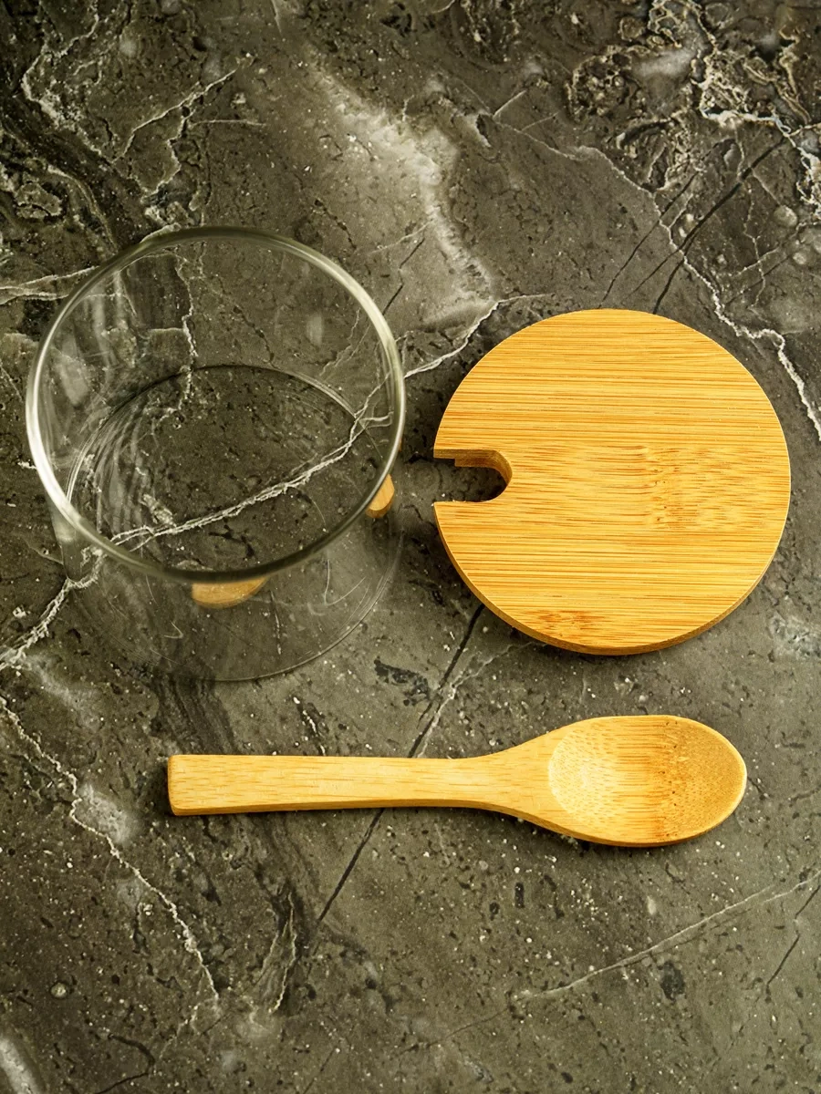 Homehoud Şeker Peçetesi Ve Tuzluk Kapaklı Ve Kaşıklı Set, Şeker Ve Bal İçin 216386244 Beyaz