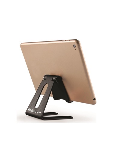 Sc-500 Katlanabilir Alüminyum Masaüstü Telefon Tablet Standı Siy SİYAH,GRİ