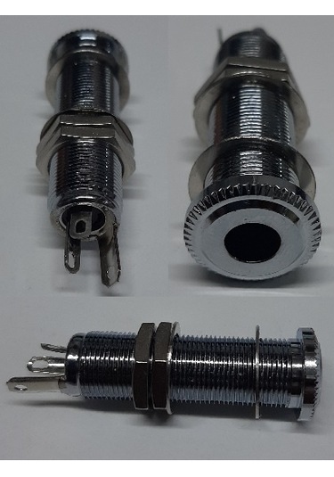 Gitar Dişi Jack Giriş Uzun Vidalı