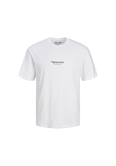 Jack & Jones Jorvesterbro Rahat Kesim Tişört 12240121 Beyaz