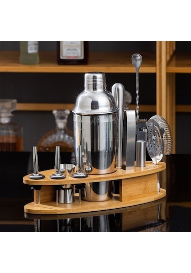 Maoyaya Lichen Paslanmaz Çelik Barmen Seti, Kokteyl Mikseri, Bar Ekipmanları