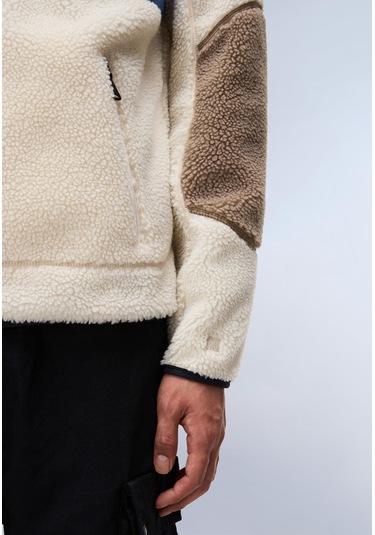 Napapijri Yupik Fz 3 Erkek Tam Fermuarlı Polar-30413 Beyaz