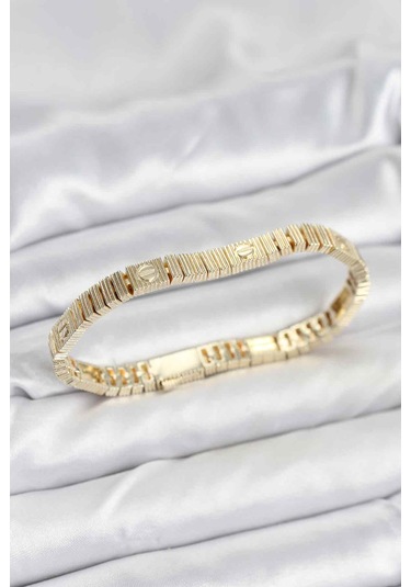 Gold Renk Vip Seri Bileklik Çok Renkli