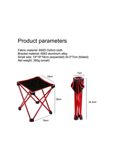 Novahub Açık Taşınabilir Katlanır Kamp Sandalye Işık Balıkçılık Plaj Sandalye Alüminyum Katlanır Sandalye Diğer Çok Renkli