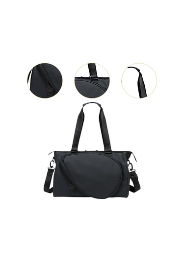 Suntek Badminton Raket Çantası Büyük Kılıfı Siyah