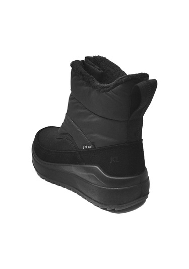 Bot Kar Kadın 6390 2j Jacalu Textile Upper And Leather-pu Sole Black Black