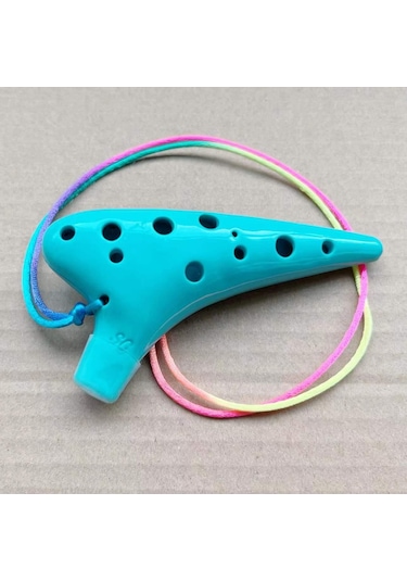 Valkyrie Ocarina 12 Delik Ocarina Alto C Ocarina Flüt Ocarina Sualtı Müzik Nefesli Enstrüman