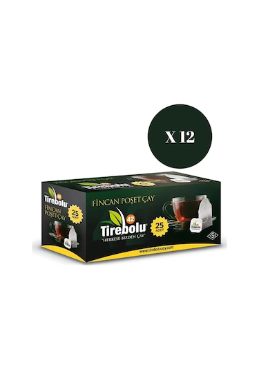 Tirebolu42 Fincan Poşet Çay 12 x 25'li