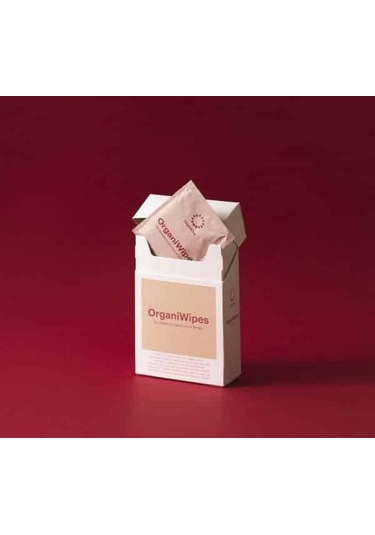 Organiwipes Menstrual Kap Temizleme Mendili 10'lu