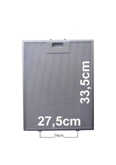 Termikel Uyumlu 27,5x33,5cm Aspiratör-davlumbaz Yağ Filtresi Caspia En 27,5 Cm Boy 33,5 Cm