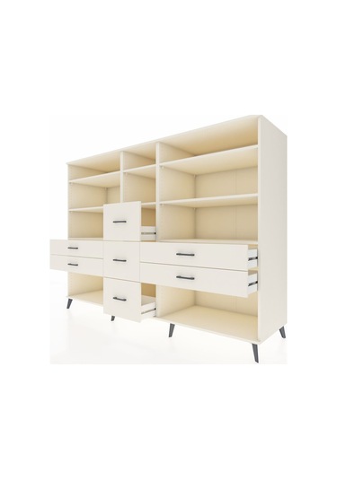 Kronos Dolap 8 Raflı 7 Çekmeceli 220x59x163 Aytaşı-aytaşı Aytaşı-aytaşı