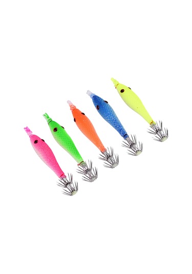 Moveevo Lüminöz Silikon Yemli Okyanus Balıkçığı İğnesi - 9cm 8g İkili Çengel Tasarımı - Gerçekçi Yem Squids İçin