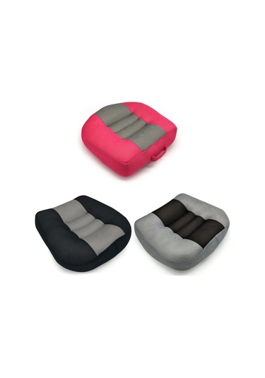 Sones Sürüş Testi Kalınlaştırma Ve Yükseltme Pedi Ofis Düzeltme Kalça Pedi, Boyut: 38x38x10cm Siyah Gri