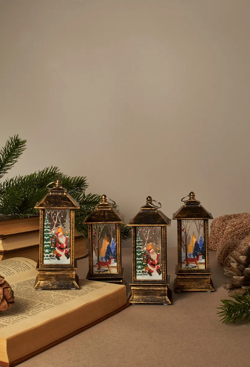 Happy New 2024 Yılbaşı Dekoratif Feneri 4 Adet 182619374 Meslektaşım - Onun İçin