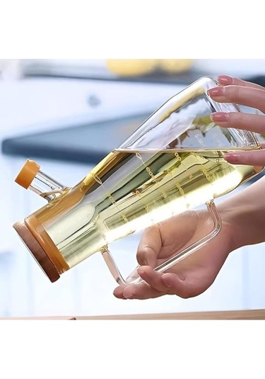 River World 900 Ml'lik Borosilikat Camdan Yağlık Sosluk Sirkelik Çok Renkli