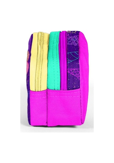 Coral High Mor Pembe Dondurma İki Bölmeli Kalem Çantası - Kız Çocuk