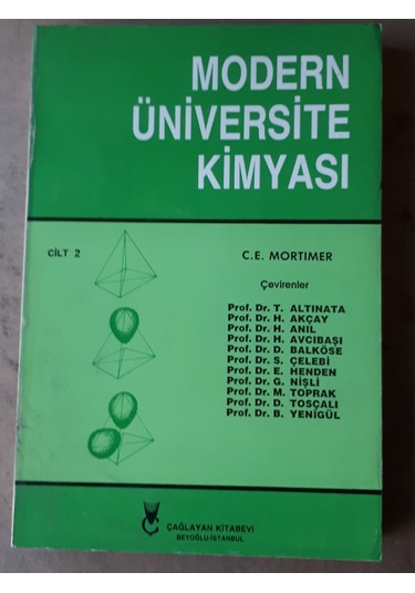 Modern Üniversite Kimyası 1993 Yılı Basım