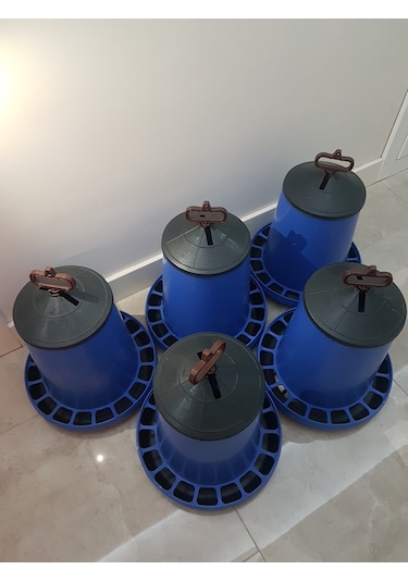 5 Adet 15 Lt Tavuk Hindi Ördek Kaz  Yemlik