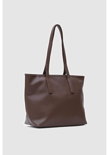 Golden Omuz Çantası - Kahverengi