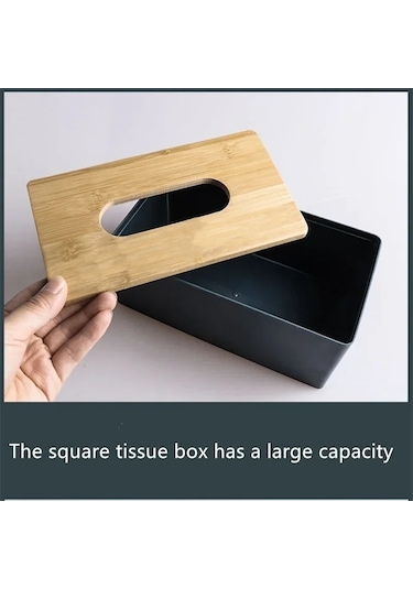 Pembe Çıkarılabilir Ahşap Kapak Doku Kutusu Mini Doku Saklama Tüpü Tutucu Saklama Kutusu Araba Ev Dekorasyon Basit Moda Doku Kutusu