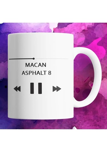Rock'n'rolla Macan Asphalt 8 Bardağı 160739599 Beyaz