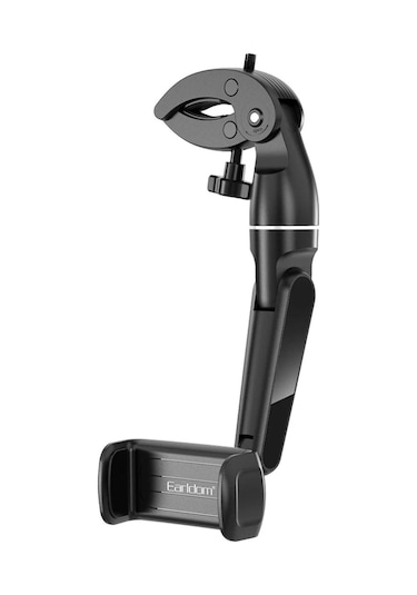 Earldom Eh178 Ayarlanabilir Klipsli Telefon Tutucu Siyah Siyah