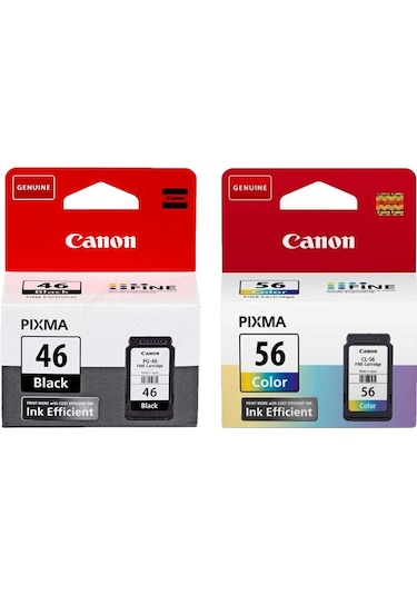 Canon 9059B003 PG-46 CL-56 2'li Kartuş + Fotoğraf Kağıdı