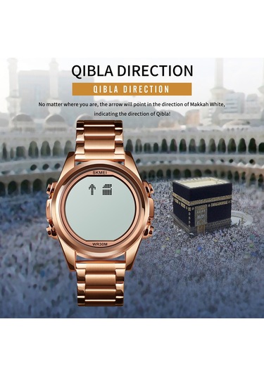 Skmeı Müslüman Dijital Saat - Namaz Qibla Pusulası, Hijri Takvimi, Kur'an Ayraç, Şehir Seçim Fonksiyonu, Tarih, Hafta, Alarm, Arka Işık, 3atm Su Geçirmez, Erkek Azan Saatleri, İslami Bileklik, Erkek Çok Renkli Skmeı Müslüman Dijital Saat - Namaz Qibla Pusulası, Hijri Takvimi, Kur'an Ayraç, Şehir Seçim Fonksiyonu, Tarih, Hafta, Alarm, Arka Işık, 3atm Su Geçirmez, Erkek Azan Saatleri, İslami Bileklik, Erkek Çok Renkli