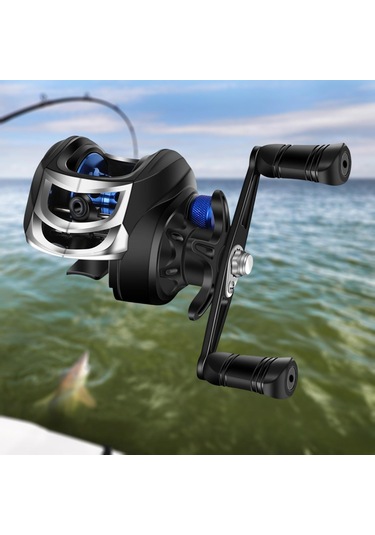 Homyl Baitcasting Reel Süper Kompakt 8kg Max Sol-el Sol El Çok Renkli