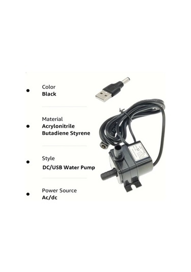 Oldfriend 3 Parçalı Usb Akvaryum Pompası Seti 5ft Hortum 240l/s Fıskiye