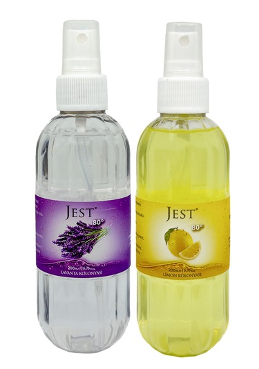 Jest 80 Derece Lavanta + Limon Kolonyası Sprey 2 x 200 ML