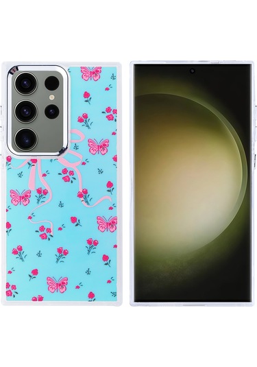 Toyigoo Galaxy Uyumlu S25 Ultra Kılıf Airbag Tasarımlı Tygo Hadra Kapak - Kiraz Kiraz