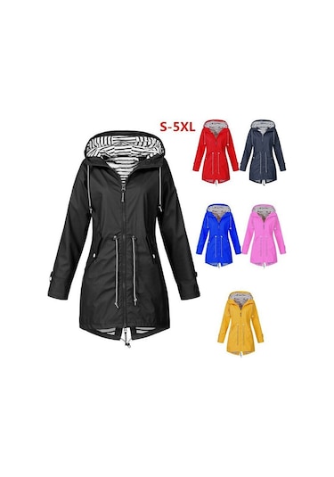 Kadınlar İçin Büyük Beden Outdoor Ceketler Sarı